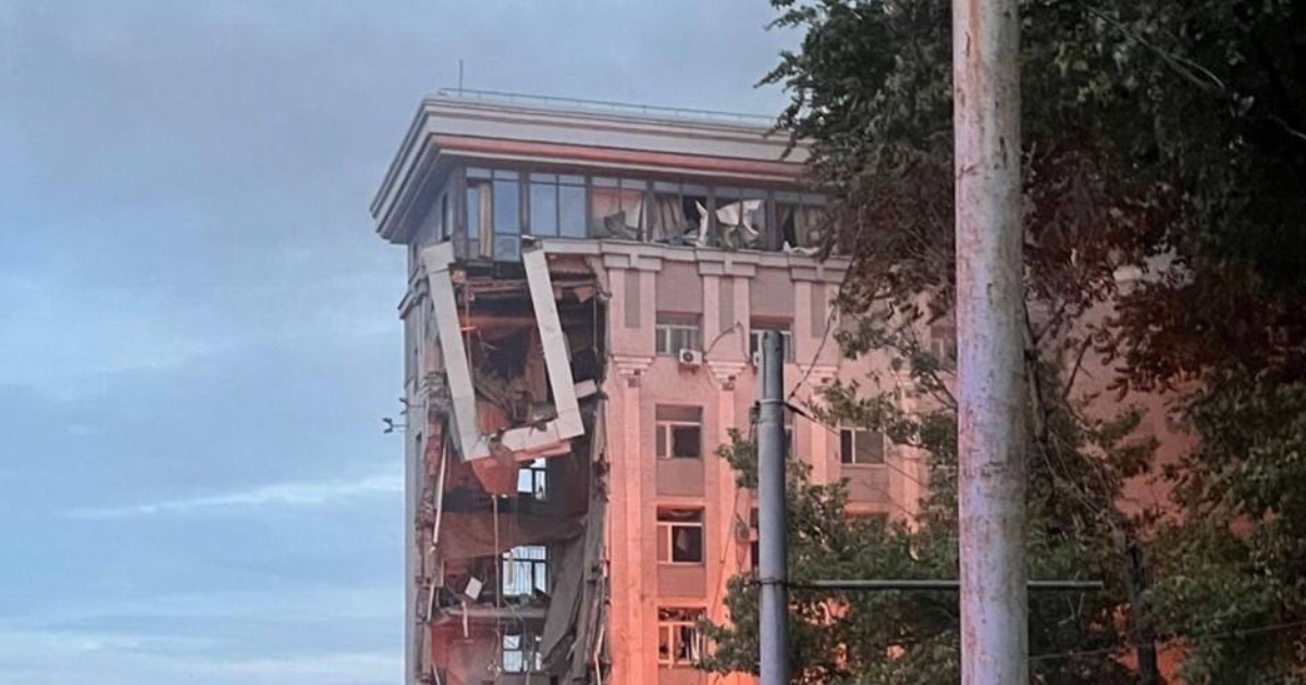 The high-rise building hit by a missile in Dnipro was not yet inhabited