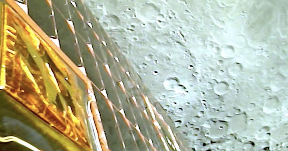 Indian Space Research Organisation releases first images of the Moon taken by Chandrayaan-3 spacecraft