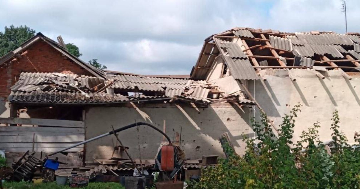 Russians hit a residential building in the Kolomyia district, Ivano-Frankivsk region, during this morning's shelling