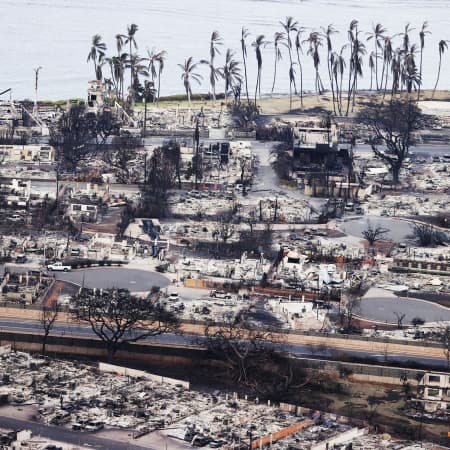 Large-scale forest fires continue in Hawaii