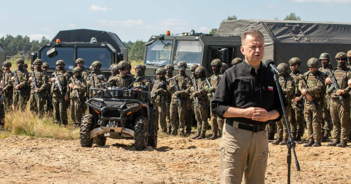 Poland deploys a military task force on the Belarusian border