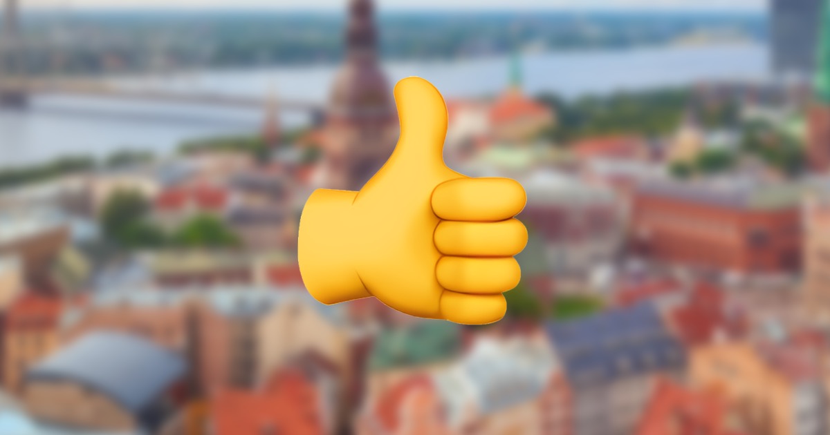 Суд у Латвії трактував емодзі «великий палець вгору» як письмову згоду