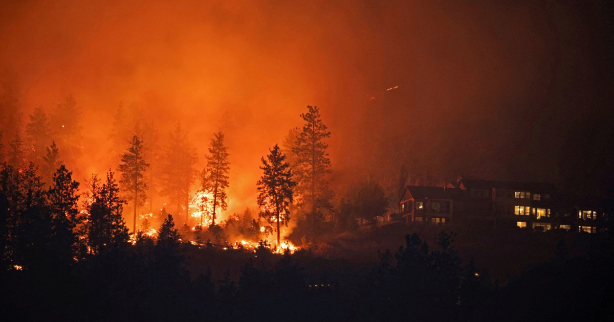У західній провінції Канади посилилися лісові пожежі
