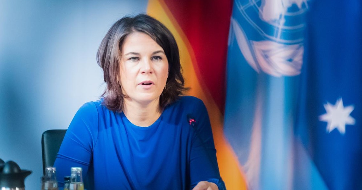 German Foreign Minister Annalena Baerbock describes alleged Ukrainian drone attacks on Moscow as legitimate