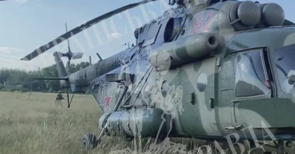 Українська розвідка виманила російський вертоліт Мі-8 разом з екіпажем в Україну