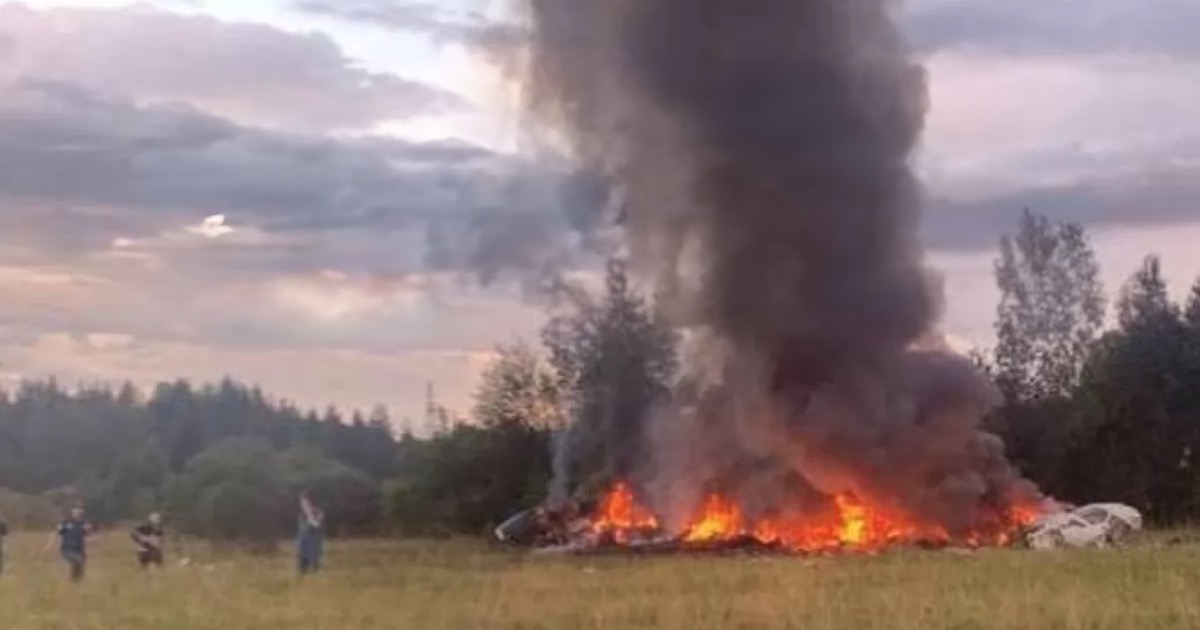 A plane carrying the owner of the Wagner PMC, Yevgeny Prigozhin, allegedly crashed in the Tver region of Russia