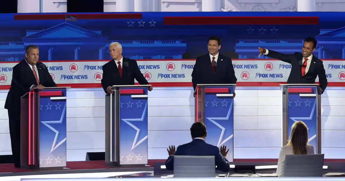 Assistance to Ukraine was one of the topics at the debate between the US Republican presidential candidates