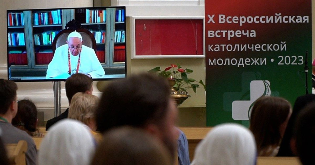 Папа Римський вихваляв Російську імперію під час виступу перед російською молоддю