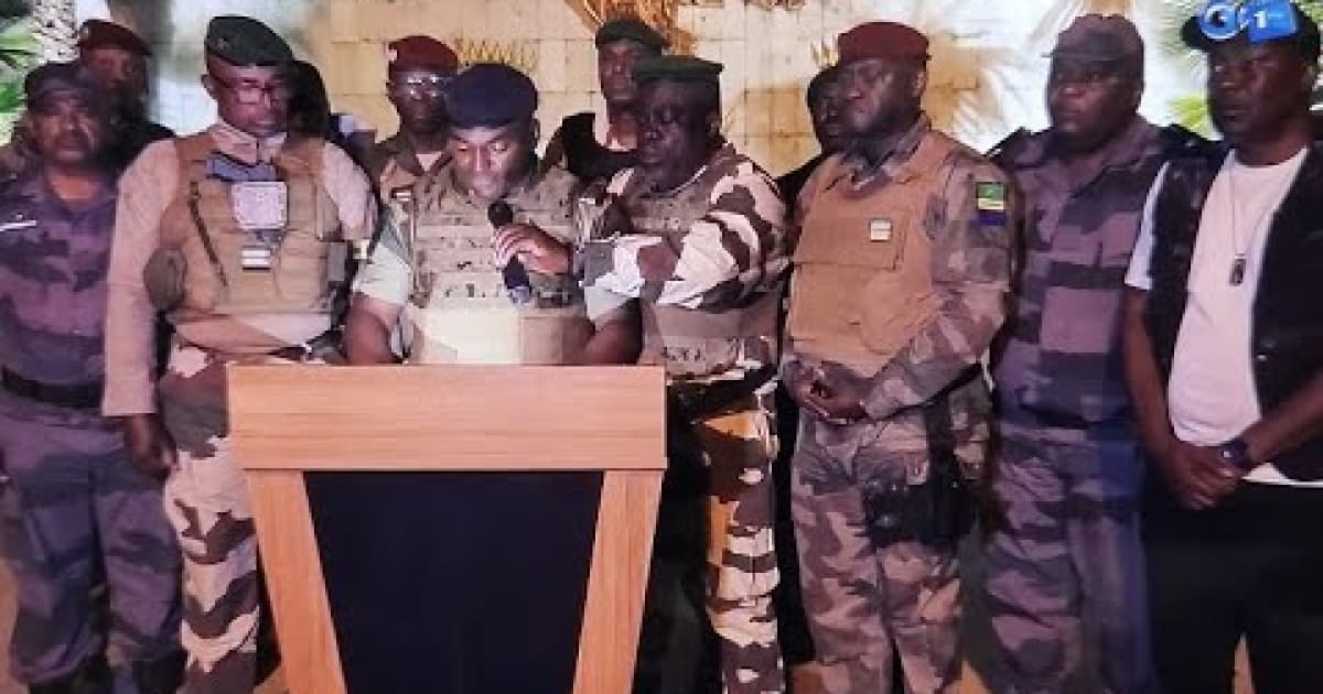 A coup d'état takes place in Gabon