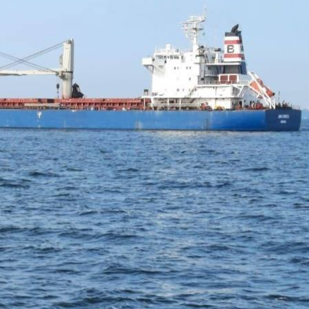 Two more blocked vessels leave Pivdennyi port in the Odesa region