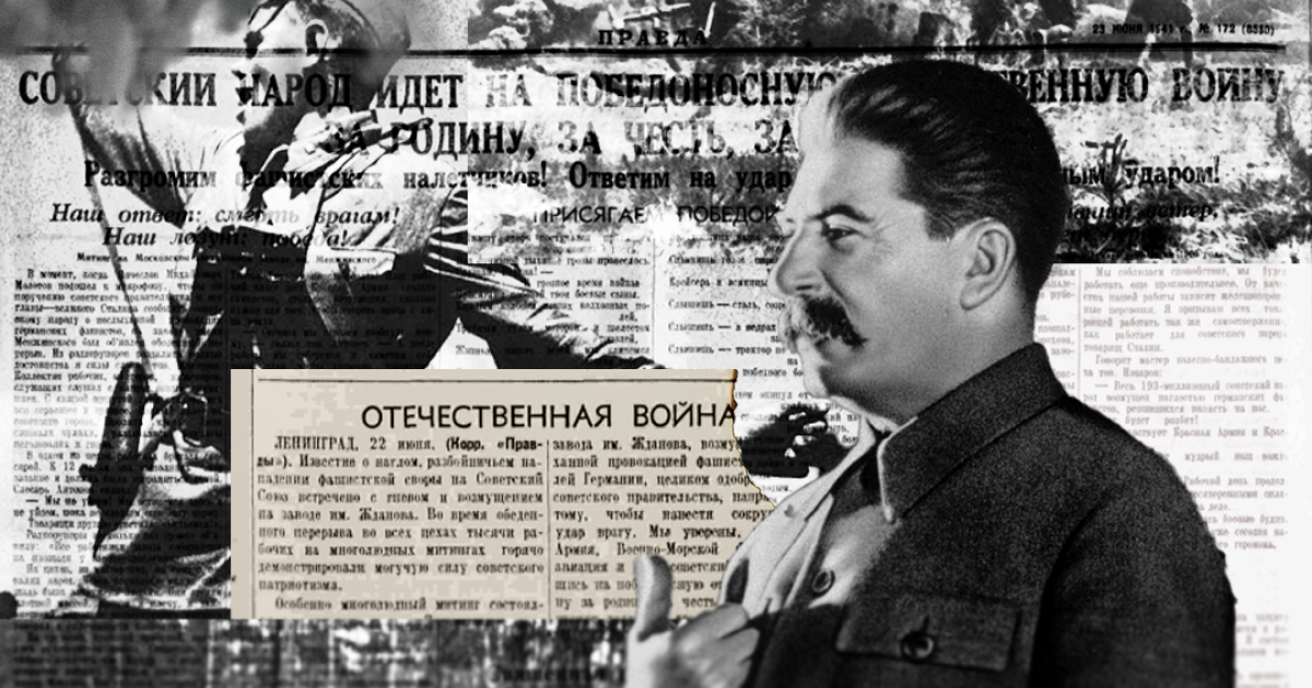 Who created the label about the Great Patriotic War?