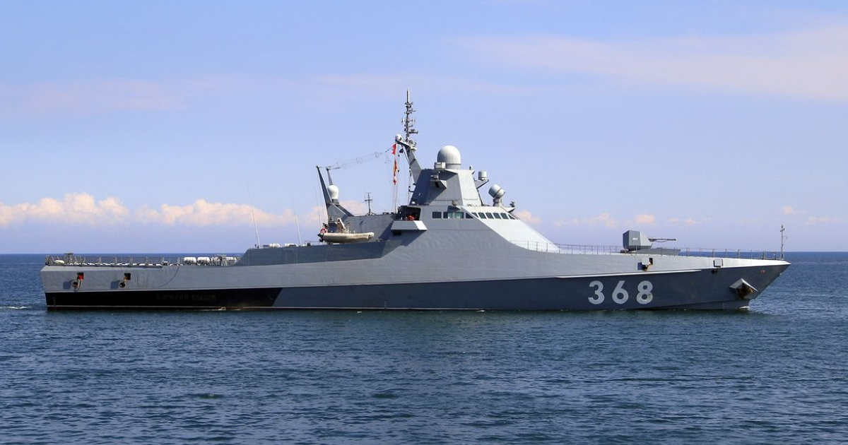 Defence forces strike at two patrol ships of the Vasily Bykov type