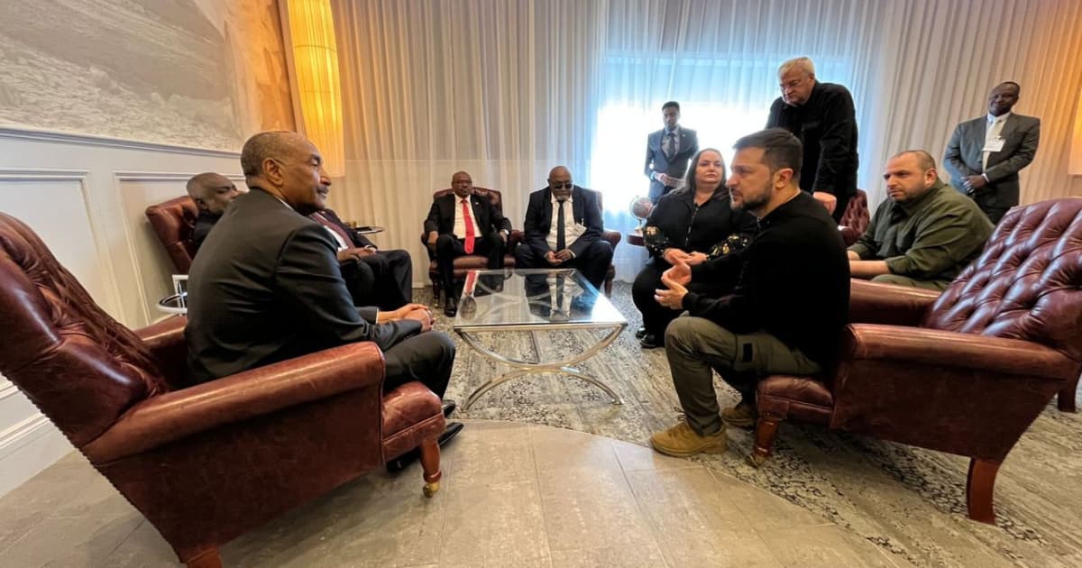 President Zelenskyy met with the President of the Transitional Sovereign Council of Sudan on an unscheduled basis