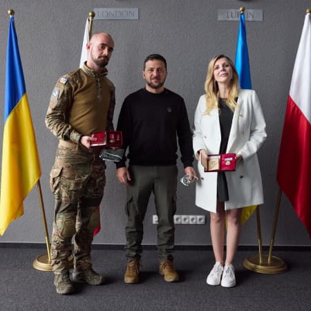 In Lublin, Zelenskyy honoured Polish volunteers helping Ukraine