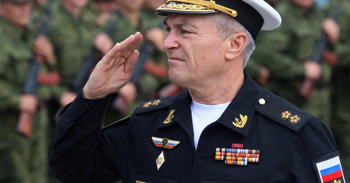 Russian Black Sea Fleet Commander was allegedly present at a meeting of the Russian Defence Ministry Board