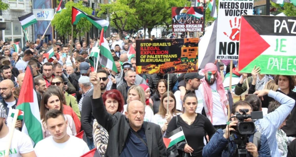 Rallies in support of Palestine were held in a number of countries