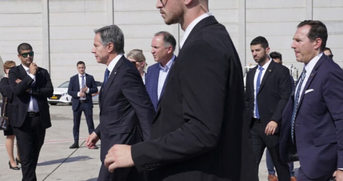 US Secretary of State Antony Blinken arrives in Israel