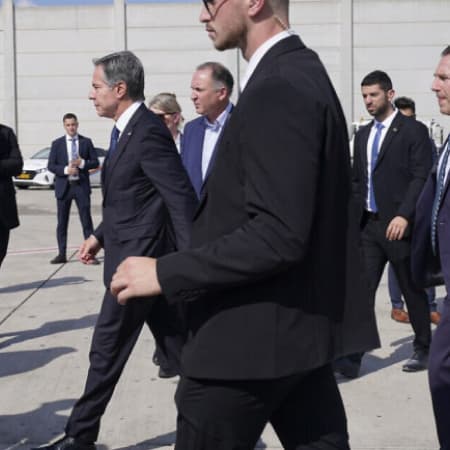 US Secretary of State Antony Blinken arrives in Israel