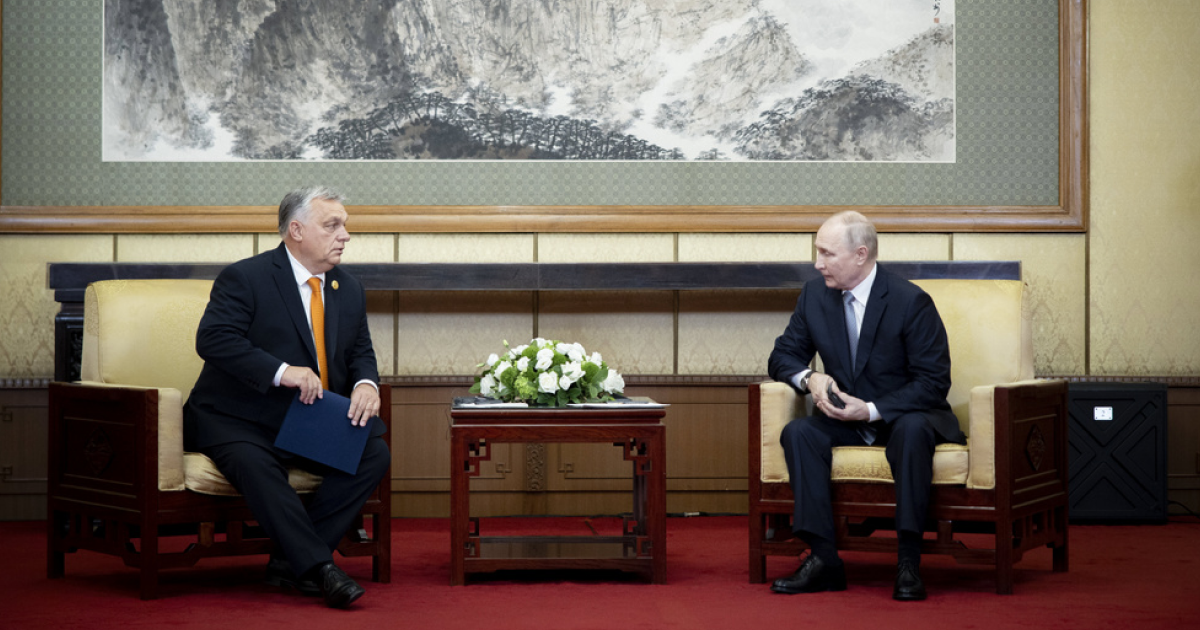 Hungarian Prime Minister Orbán and Putin meet in Beijing