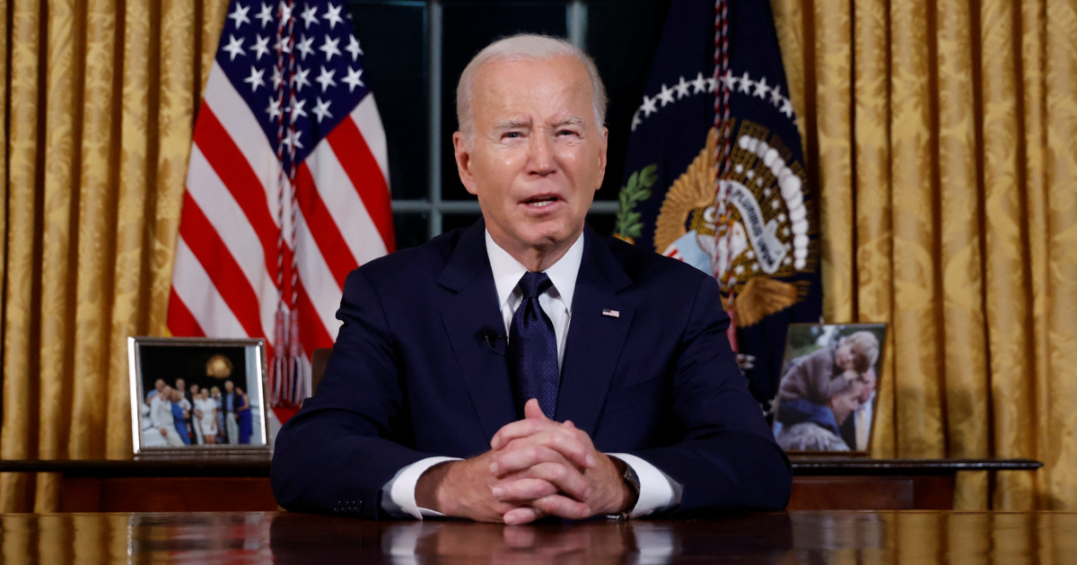 President of the US, Joe Biden, addresses Americans and appeals to them to support Ukraine and Israel