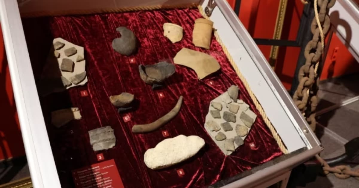 Employees of the Khortytsia National Reserve discovered more than 2000 archaeological finds after the destruction of the Kakhovka HPP