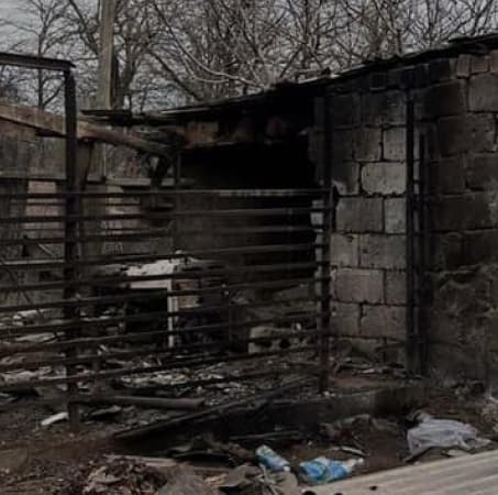 Russians attack the village of Lvove, Kherson region, south of Ukraine. One person is killed