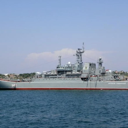Ukraine hits Kostiantyn Olshanskyi ship in temporarily occupied Crimea