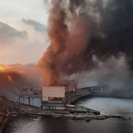 Environmental damage from Russia's attack on Dnipro HPP already reaches 140 million hryvnias