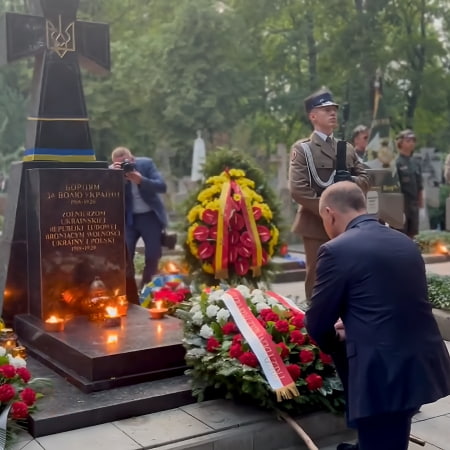 Президент Польщі вшанував пам‘ять полеглих військових УНР у боях із більшовиками