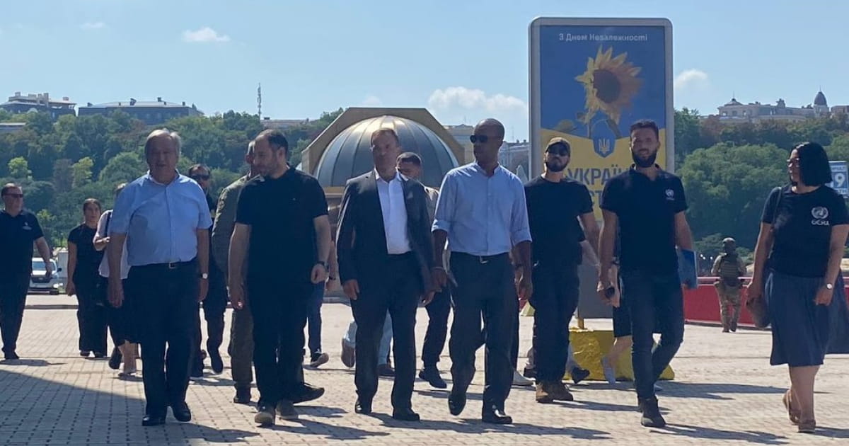 Генеральний секретар ООН Антоніу Гутерреш прибув до Одеси