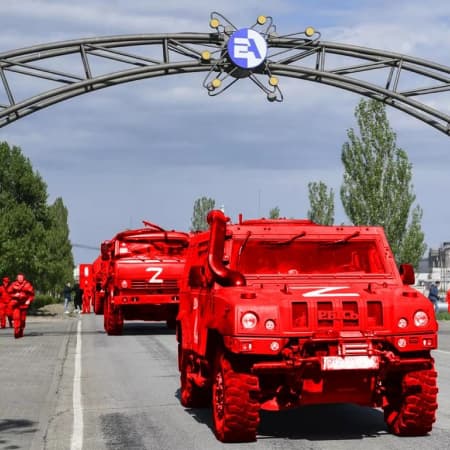 Росіяни накопичують техніку на території ЗАЕС: загалом на станції перебуває понад 40 одиниць військових машин