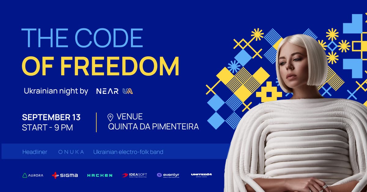 13 вересня в межах конференції NEARCON 2022 відбудеться Ukrainian Night. Code of freedom, де планують зібрати €20 тис.