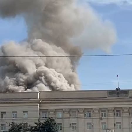 Explosions rang out in the center of temporarily occupied Kherson