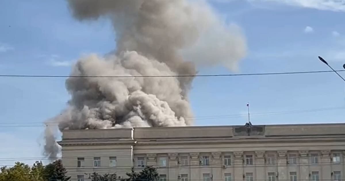 Explosions rang out in the center of temporarily occupied Kherson