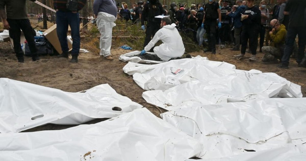 Experts exhumed 59 bodies in Izium, among them - 17 servicemen
