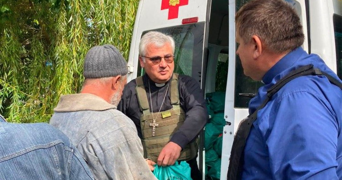 The Pope's representative in Ukraine came under fire