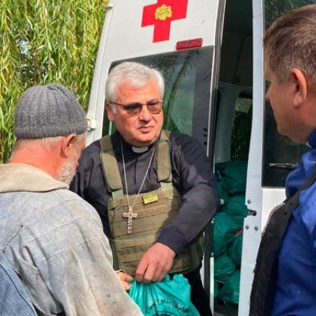 The Pope's representative in Ukraine came under fire