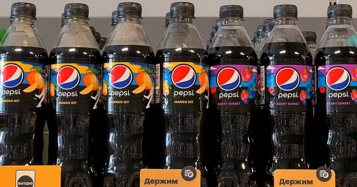 Компанія PepsiCo Inc припинила виробництво Pepsi, 7UP і Mountain Dew у Росії
