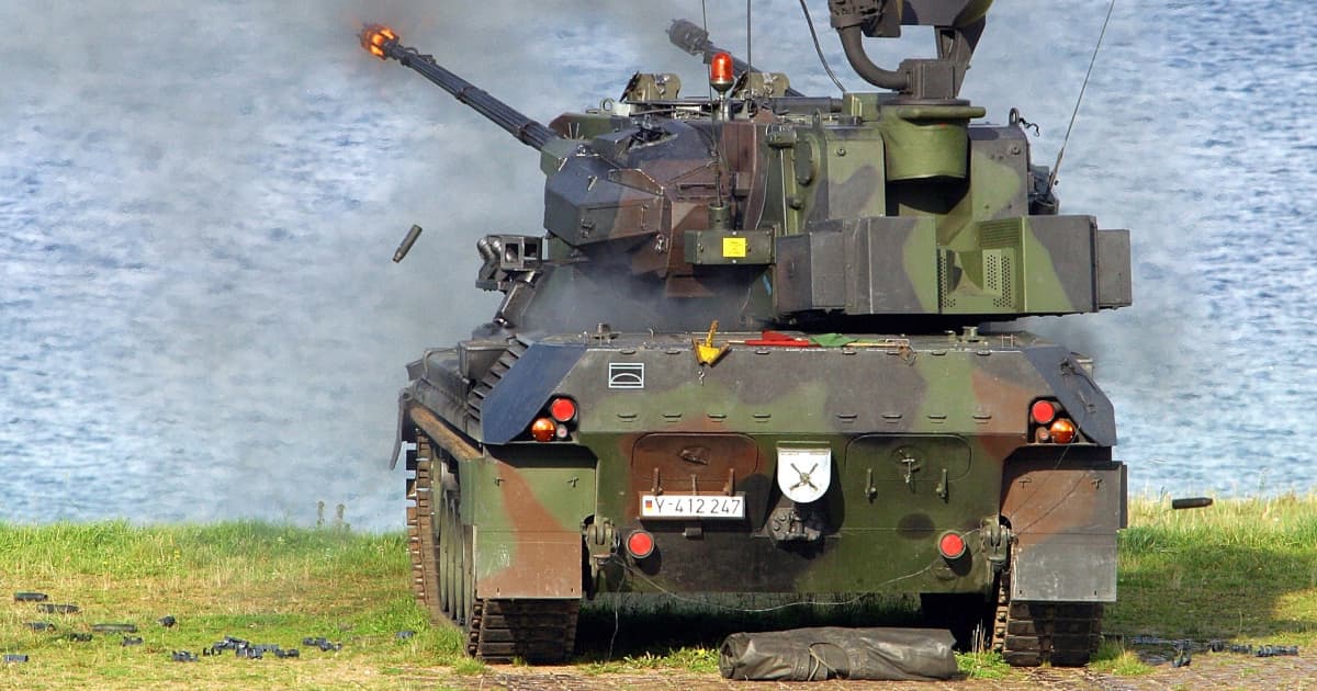 Німеччина передала Україні шість зенітних самохідних установок «Gepard»