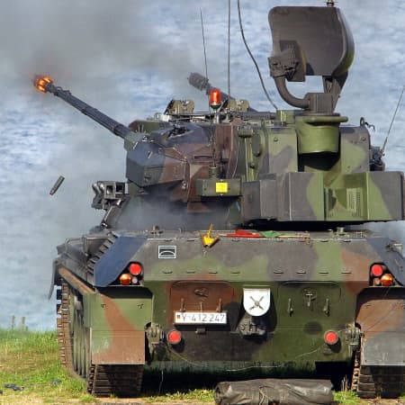 Німеччина передала Україні шість зенітних самохідних установок «Gepard»