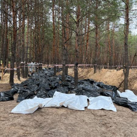 Exhumation of bodies from the mass burial site has been completed in Izium, reported the head of the National Police Igor Klymenko