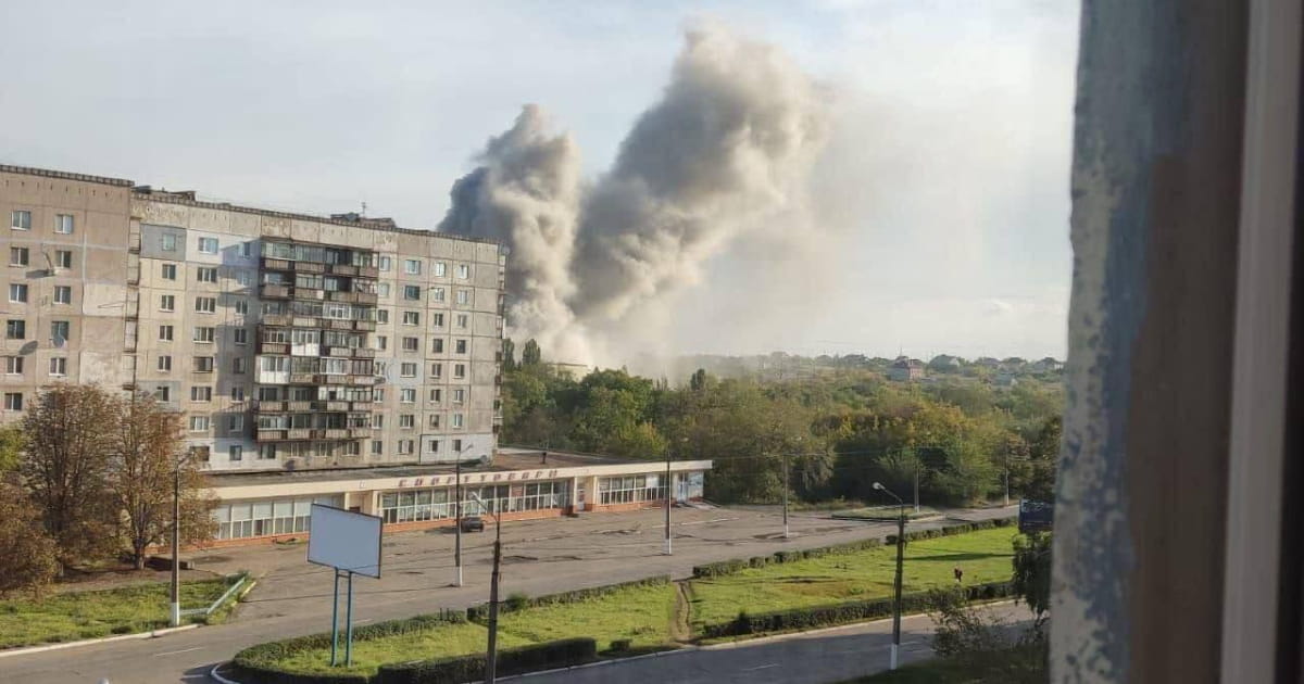 У тимчасово окупованому Алчевську на російському складі боєприпасів пролунали вибухи