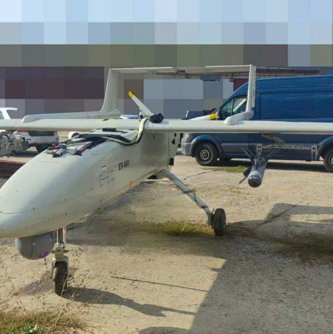 Ukrainian military captures UAV "Qods Mohajer-6"