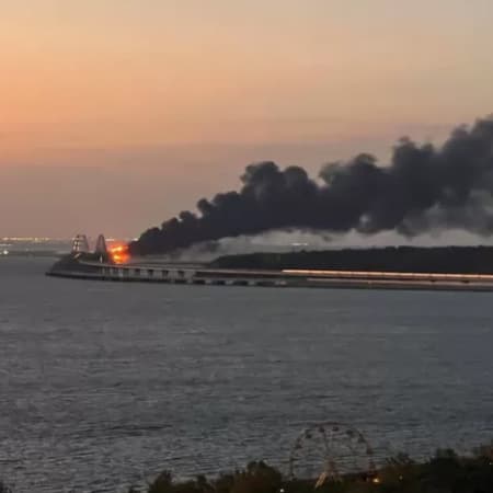 У РФ підрахували, що збитки внаслідок вибуху на Кримському мосту ймовірно становлять 200−500 млн рублів