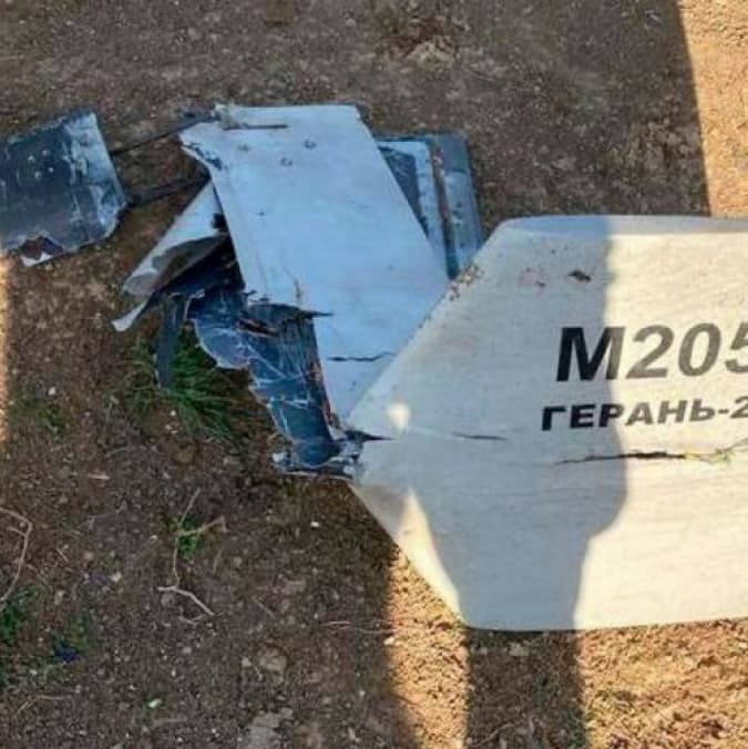The Ukrainian military shot down a Russian plane and a kamikaze drone "Shahed-136"