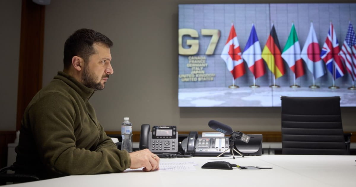 Zelenskyy called on G7 leaders to block the Russian energy sector with sanctions