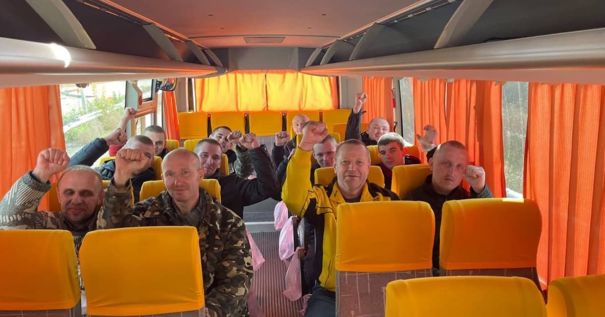 Україна повернула 20 військових з російського полону
