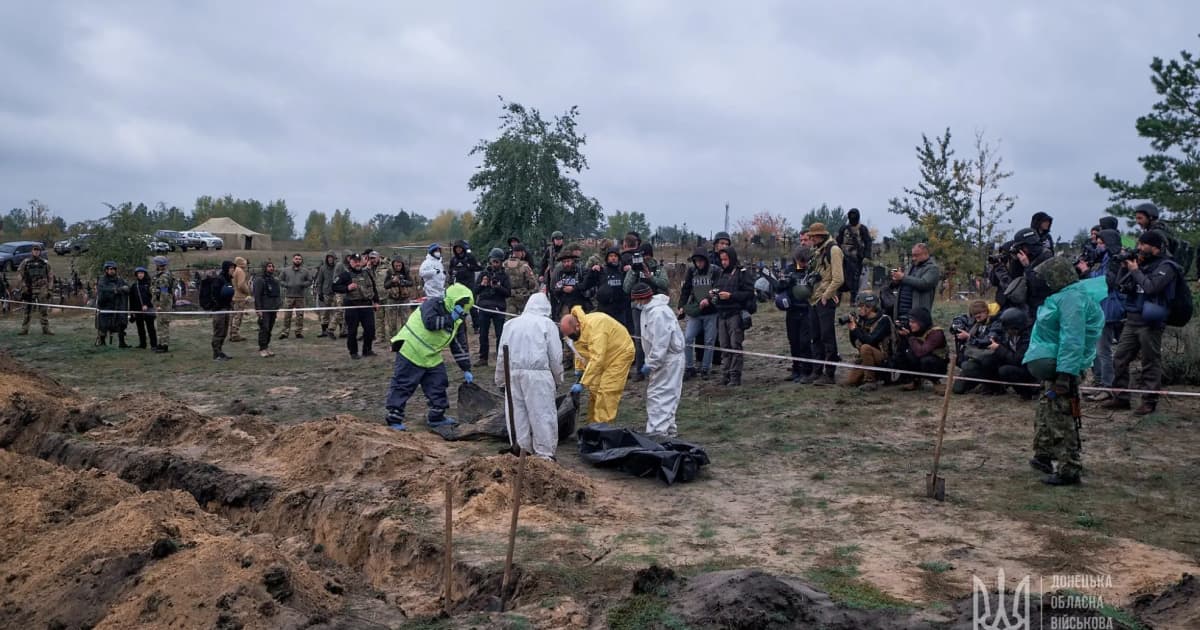 Bodies of six more killed civilians in de-occupied Lyman, Donetsk region, the head of the Donetsk Regional Military Administration Pavlo Kyrylenko