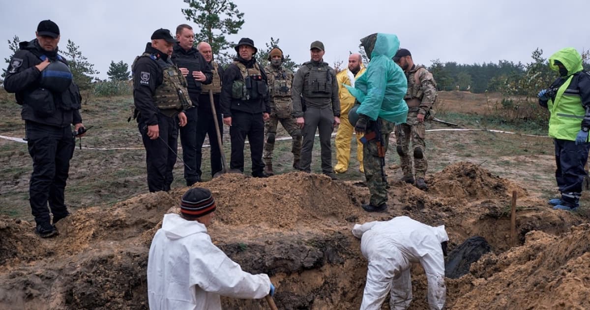 The bodies of seven more civilians were discovered in de-occupied Lyman