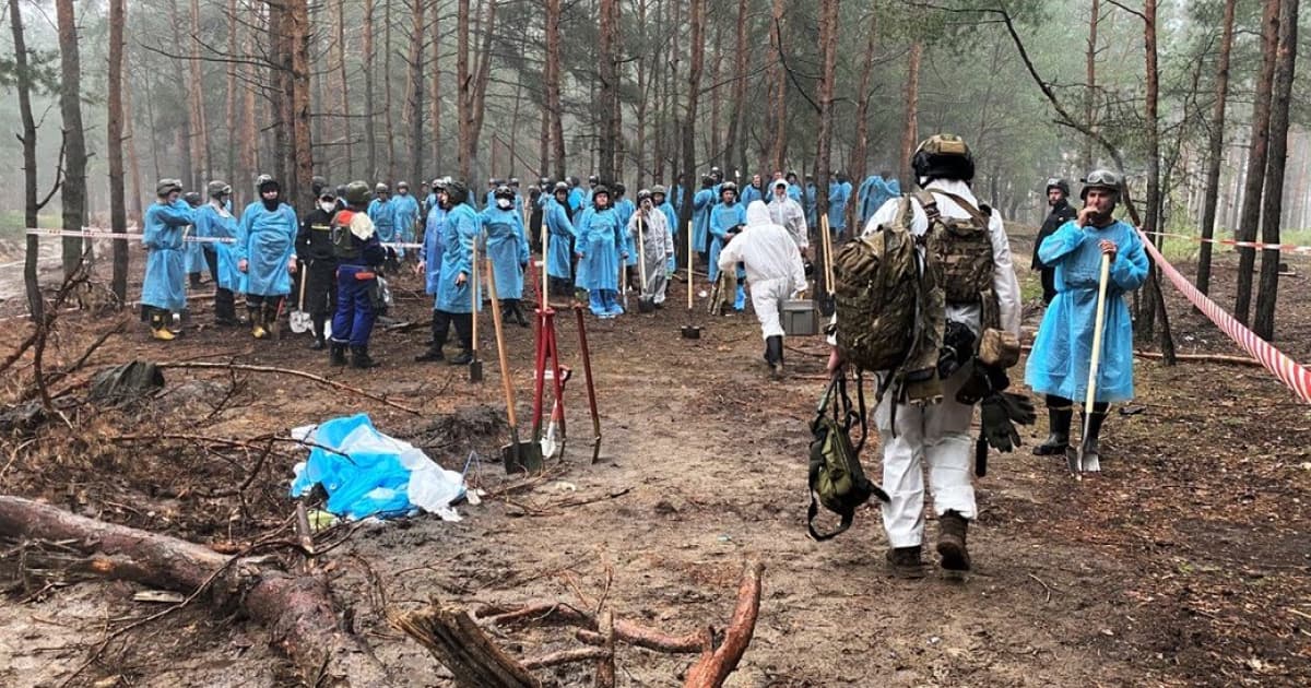 У деокупованих районах Харківщині вже ексгумували понад 600 тіл загиблих